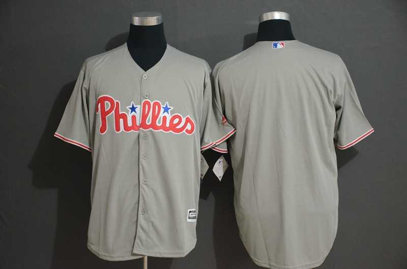 Phillies Blank Gray Cool Base Jersey,We sell and wholesale Phillies Blank Gray Cool Base Jersey on line form chian!